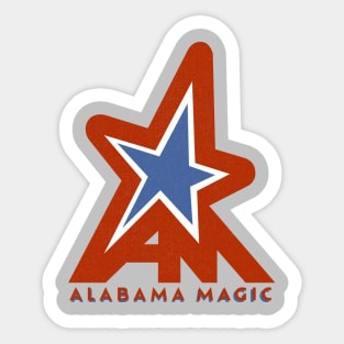 Defunct Alabama Magic - AFA Football 1982 Sticker